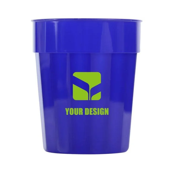 Customizable 17 Oz Fluted Stadium Cup - Durable & Versatile Promotional Drinkware