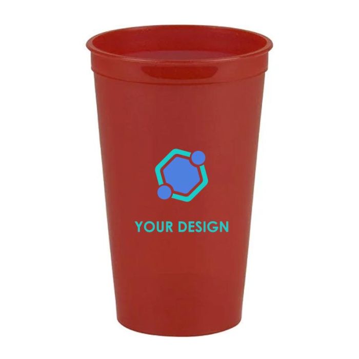 Customizable BPA-Free 22 Oz Translucent Stadium Cup for Events, Outdoor & Sporting