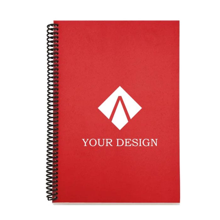Customizable Eco-Friendly Spiral Notebook with Recycled Sheets