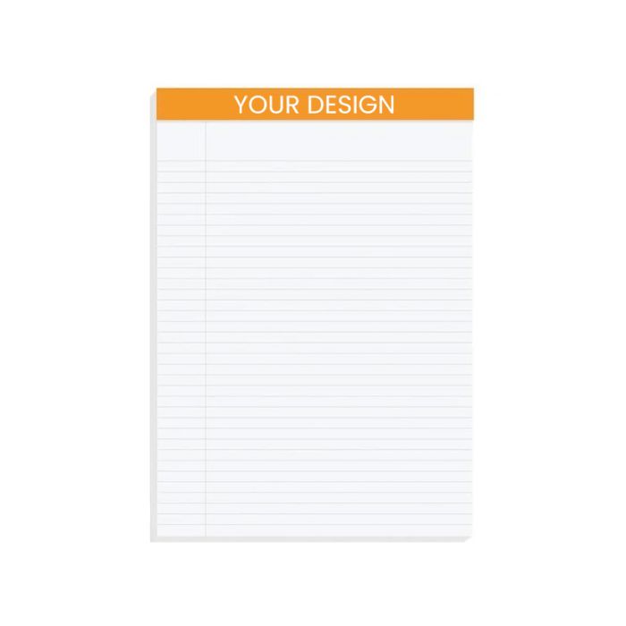 Customizable Econo Legal Pad Perfect for Office & Portfolio Use (11.75" H x 8.5" W)
