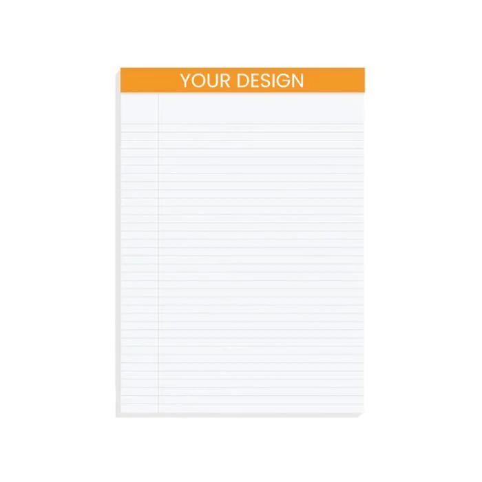 Customizable Econo Legal Pad Perfect for Office & Portfolio Use (11.75" H x 8.5" W)