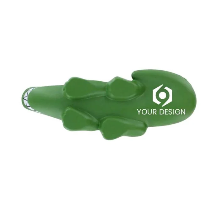 Customizable Logo Imprinted Alligator Stress Ball Ideal for Promotions and Gifts