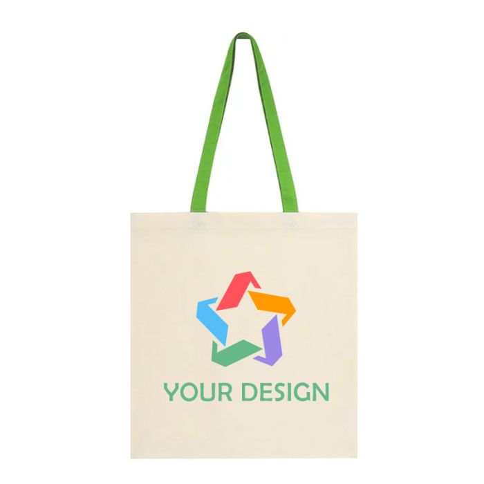 Customizable Penny Wise Cotton Canvas Tote Bag 16.25" H x 15" W