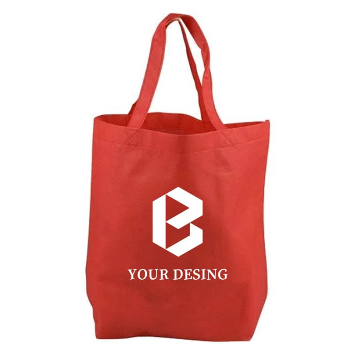 Customizable Polypropylene Shop Tote Bag 14.5"H x 14.5" W