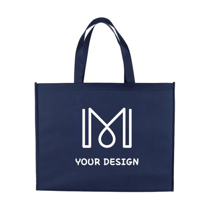 Customizable Spacious Non-Woven Shopper Tote Bag 16" H x 20" W