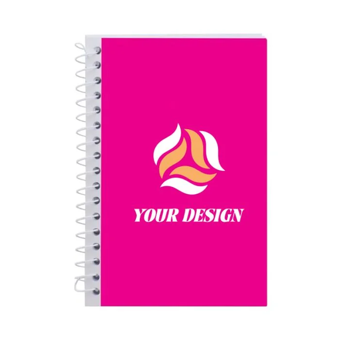 Customizable Stylish 5x7 inch Spiral Notebook with 80 Lined Sheets
