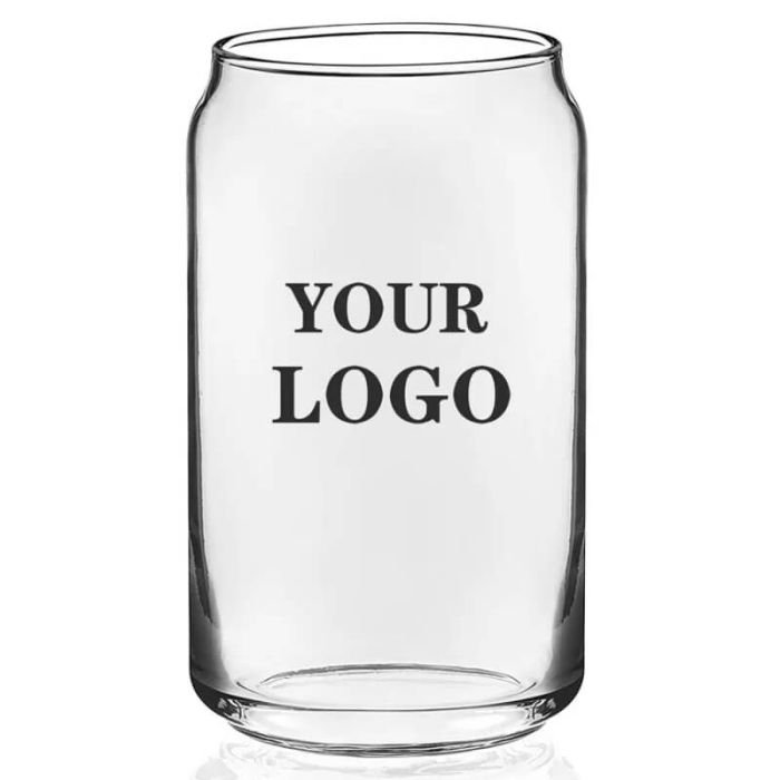 Custom 16oz Coke Cup Christmas Pattern Change Color Beer Glass Cans For Soda Drinking Milk Juice 