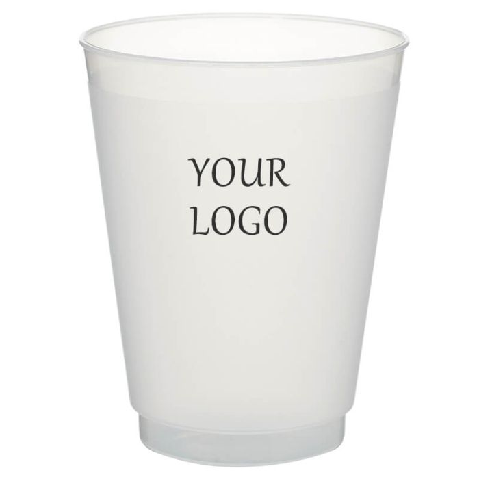 Custom 16oz. Plastic Cold Drinks Cups Frosted Cup Tall Tumblers for Water Juice