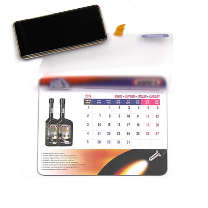 Custom Non-Slip Rubber Mousepad Calendar Mouse Pad for Laptop Computer