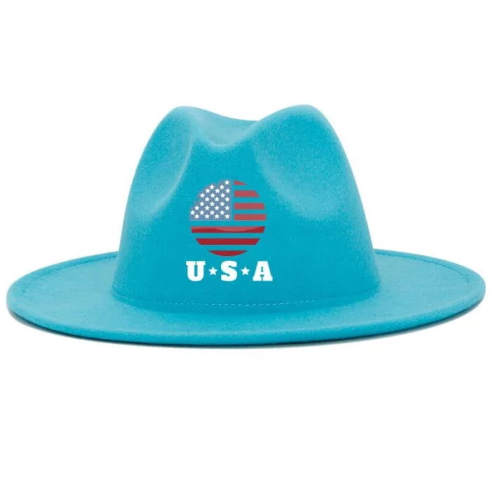 Custom Jazz Hat Fashionable Wide Brim Boho Panama Hats