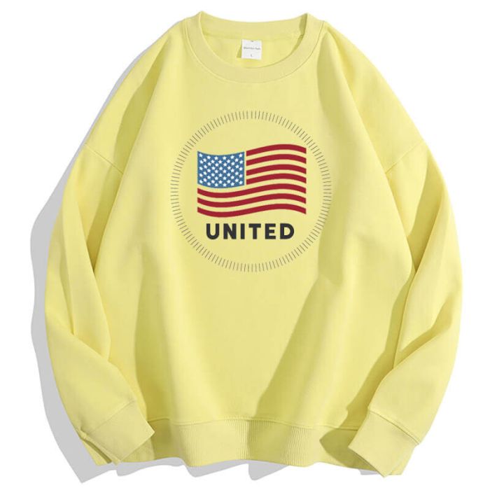 Custom Long Sleeve Unisex Crewneck Pullover 300g Round Neck Long Sleeve Sweatshirt For Children