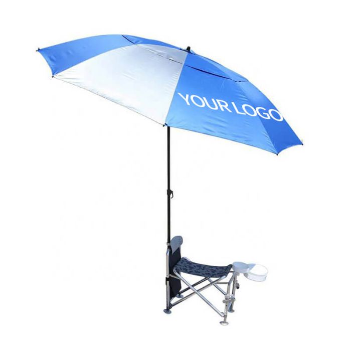 Custom Logo Printed Outdoor Umbrellas Market Umbrella for Fishing Camping  Beach Garden