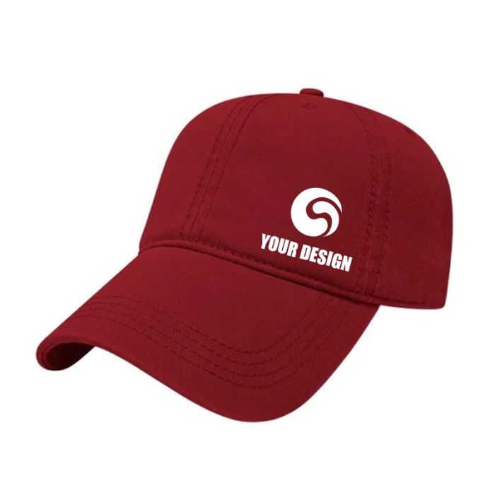 Customized Relaxed Washed Chino Twill Golf Caps with Antique Brass Buckle