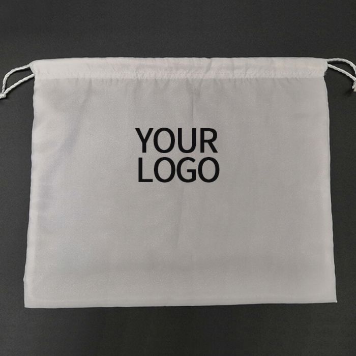 Custom Satin Drawstring Bag 16.25"W x 13.5"H Storage Bags Silky Dust Covers for Leather Handbag