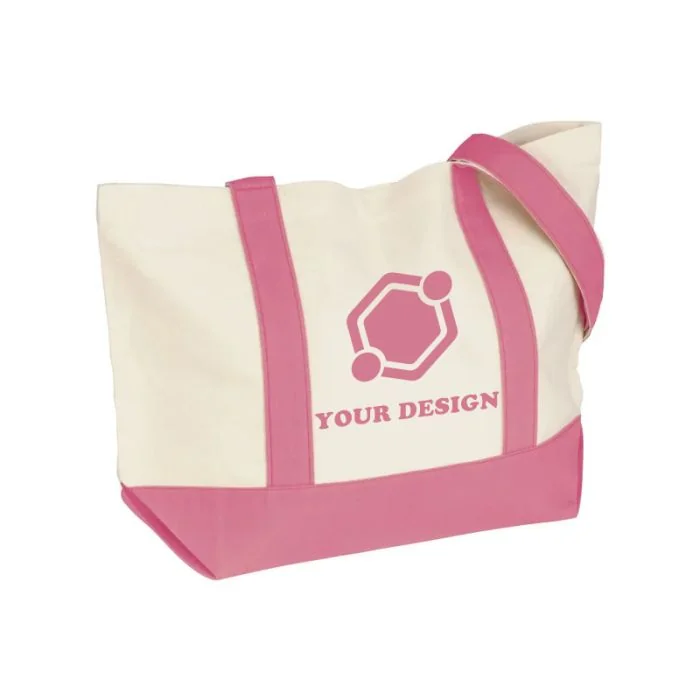 Durable Medium Snap CottonTote Bag 20" W x 13" H