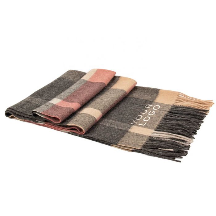 Custom Cashmere Winter Wraps Long Shawls Tassels Stole Blanket Scarf