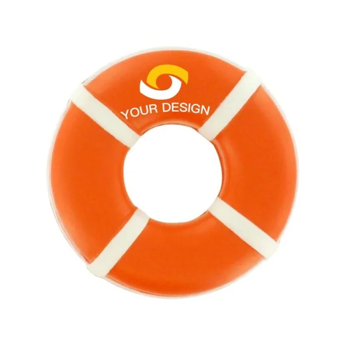 Personalized Life Ring Stress Relievers Polyurethane Stress Toys for Marketing