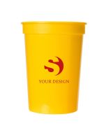 Custom 12 Oz Reusable Plastic Cups for Kids 