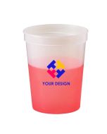 Custom 16 oz Color Changing Mood Stadium Cup Perfect for Parties & BBQs