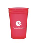 Custom 17 Oz Durable Translucent Stadium Cup 
