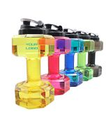 Custom 2.2 L Water Bottle Gym Dumbbell Bottle Fitness Plastic Shaker Sports Bottle
