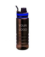 Custom 750ml Capacity Clear Drinking Plastic Water Bottle Sports Bottles for Gym Fitness Travel
