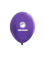 Custom Biodegradable 11" Metallic Latex Balloons
