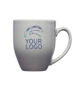 Custom Ceramic Coffee Mugs 16 Ounces Glossy Bistro Mugs Tea Cup