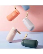 Custom Collapsible Water Bottle Reusable BPA-free Food-Grade Silicone Foldable Water Bottles for Sports Travel