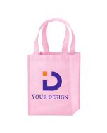 Custom Colorful Non-Woven Mini Tote Bag 12"H x 9" W