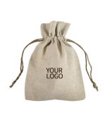 Custom Cotton Drawstring Bags 10.63"W x 14.17"H Storage Bag for Toy Candy Dry Flowers