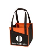 Custom Durable Cube Non-Woven Utility Tote Bag 11" H x 11" W