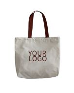 Custom Durable Grocery 15.75"W x 13.39"H Bag Color Blocking Shopping Tote Promotional Bag for Shopping Work School Travel