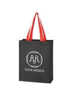 Custom Durable Non-Woven Mini Tote Bag 12" H x 9.5" W x 4.5" D