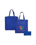 Custom Eco-Friendly Compact Folding Non-Woven Tote 14"H x 16" W