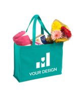Custom Eco-Friendly Non-Woven Shopping Tote Bag 12" H x 16" W