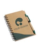 Custom Eco-Friendly Recycle Write Notebook & Pen Set Perfect for Corporate Gifts 
