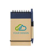 Custom Eco-Friendly Recycled Jotter with Pen Perfect for Trade Shows 