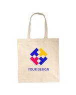 Custom Eco-friendly Reusable Cotton Tote Bag 16"H x 15" W