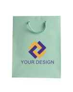 Custom Elegant Matte Laminated Euro Tote Bag 10"H x 8" W x 4" D
