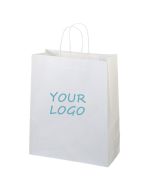Custom Grocery Gift Bags Kraft Paper Bag Shopping Retail Tote