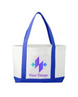 Custom Large Stylish Canvas Boat Carryall 18" W x 11.25" H