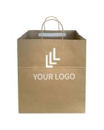 Custom Paper Bags 14.50W x 16.25H Shopping Gift Bag Retail Tote with Handles