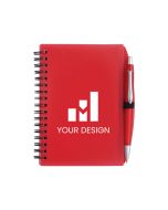 Custom Pen Pal Notebook Set with 68 Lined Sheets and Matching Pen 