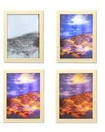 Custom Photo Night Light with USB Illuminated Picture Frame, 3 Adjustable Color Modes & Wired Controller 6.7"L× 8.7W