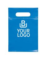 Custom Plastic Bag Die Cut Shopping Gift Bags for Boutique Retail Stores