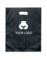 Custom Plastic Die Cut 12W x 15H Merchandise Bag Retail Thank You Shopping Gift Bags