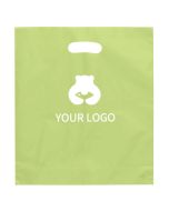 Custom Plastic Die Cut 15W x 18H Retail Bag Merchandise Shopping Tote Gift Bags