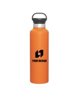 Custom Powder Coated Ascent Copper Vacuum Insulated Water Bottle 25 oz