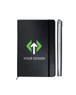 Custom Premium Engraved Notebook: Durable Hardcover Journal with Gilded Edges